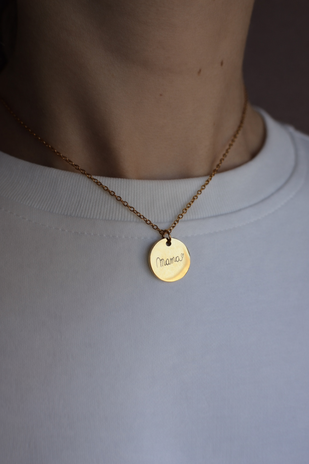 Dear circle ketting