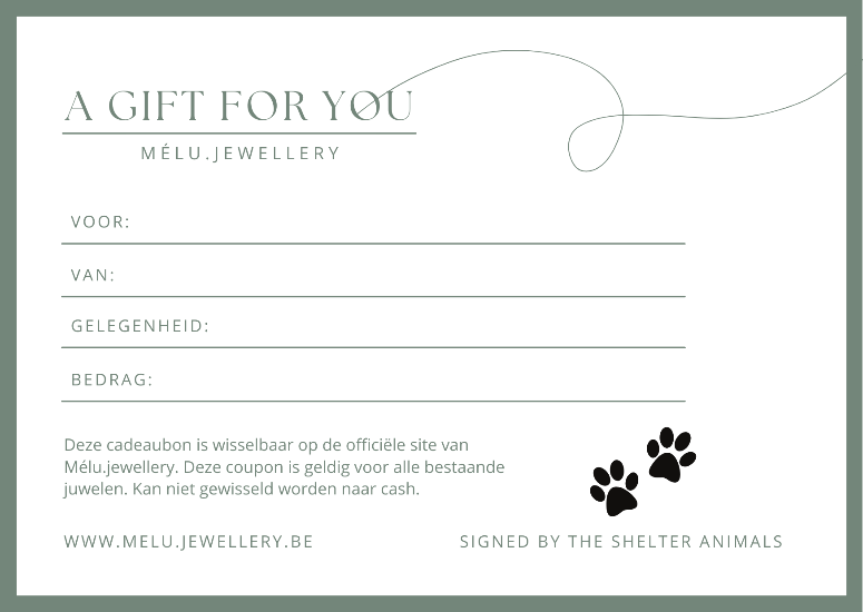 Mélu.jewellery cadeaubon