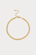 Dotted gold armband