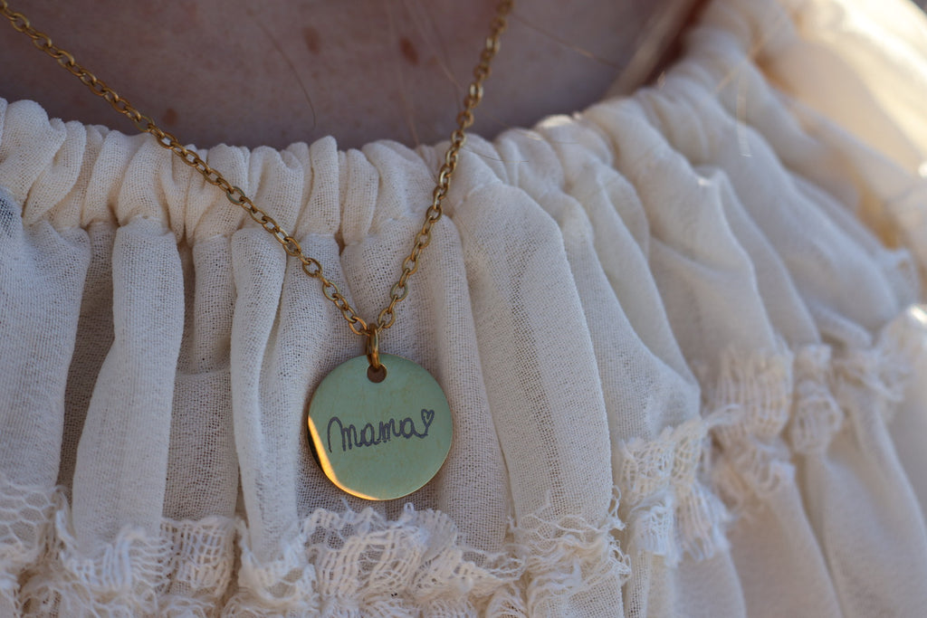 Dear circle ketting